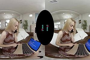 Vrhush Aften Opal fucking the tech support guy in missionary and cowgirl!