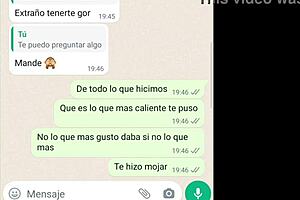 Webcam sexual communication with my boyfriend after medical examination