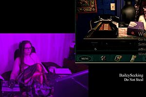 FAT BIG TITS BRUNETTE PLAYS THROUGH BLACKMOOR MANOR PART 8