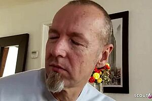 old guy with huge cock seduces petite teen amor hilton to fuck?