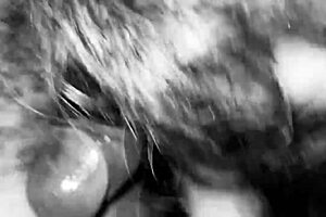 Shemale Noir Teases With Monster Cock