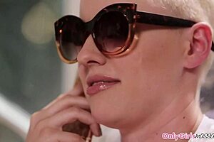 Busty Babe Devours Cute Masseuse in Steamy 69 Session