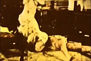 Wonderful vintage pornography threesomes