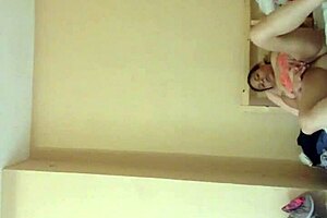 Ginger paris masturbates dirty in neon orange lingerie