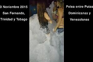 Venezuelan And Dominican Whores Fight At Caribbean Party Night Club