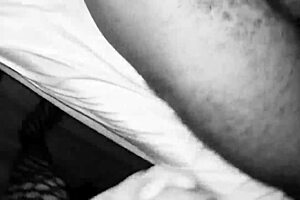 Shemale Noir Teases With Monster Cock