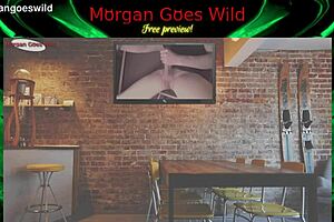 Morgan Wanks Big Cock On Tv!