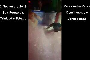 Venezuelan And Dominican Whores Fight At Caribbean Party Night Club