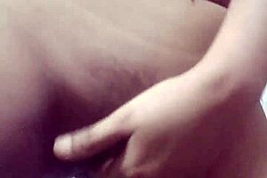 gay guy masturbates hard in bathroom during romantic encounter