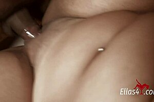 Black Guy Intensely Fucks Chubby Brazilian Girlfriend with Monster Cock