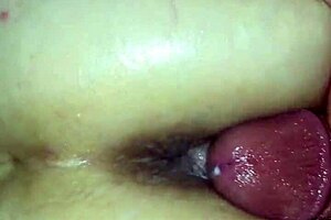 Big dick teases tight ass in assjob session, building up to intense action