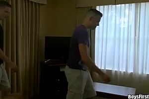 Naughty gay men fucking hard with big cocks 😈💪