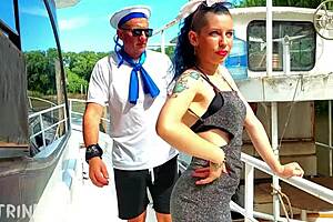 Argentinian Prostitute Fucked in Cruise Gangbang