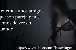 Isa Swinger, an old housewife, flashes and meets friends in a cuckold group encounter