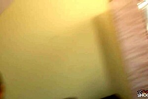 Naughty Tina joins couple for wild threesome fuck