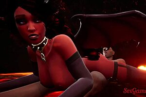 Hot Succubus Girl Punishes Lucky Guy With Big Cock In Hell Fantasy