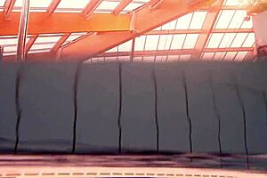 Duna Bultihalo Showers Underwater In Wet Bikini, Russian Beauty Exposed