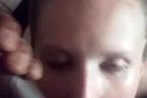 Lena Starr Licks Balls And Gets Cum On Eyes