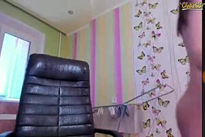 Slim Beauty Dances Masturbates Dildo