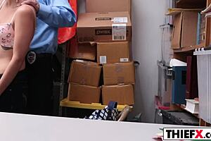 penelope reed the teen thief gets caught at work