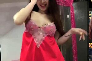 Lace Dress Dancing Showing Legs and Breasts