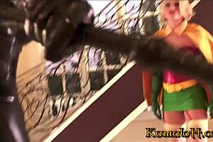 Orgy at Batman's with Madelyn Marie, Dani Jensen, Krissy Lynn, Bobbi Starr in cumshot