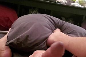 my small 18+ cock getting stroked