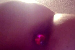 watch me stuff my panties and cum hard with this buttplug.