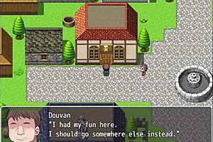 fucking waitress in bar in front of her dad - geezer hero rpg part 2 😏