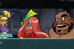 in this hentai episode, fat lily with muscular bodybuilder gets involved with redhead and brunette in star channel 34 part 74