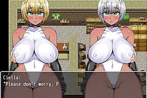 Friends Play With Pervert Grabbing Tits While I Work - Ntr Sisters Ciella & Luciella Part 5