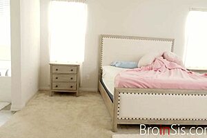 stepsister caught giving blowjob to stepbrother