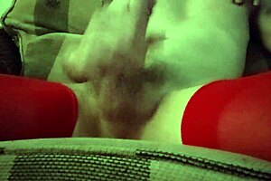 Look At Dana Devine Crossdressing In Red Tights!