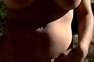 i'm masturbatin with my big natural tits outdoors, oh wow