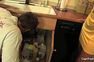capri cavanni fucks the plumber 😏
