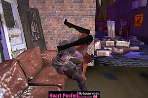 witchy halloween cartoon sex affair with cheating elements