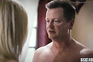 i'm the petite blonde teen caught in group blowjob sex