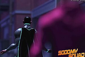 Sodomysquad Bbc Superhero Self-Fucks His Ass