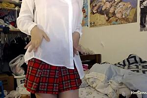 Big Tits Slut Teases And Undresses On Webcam