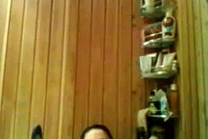 A hot shower scene featuring bathing and relaxation in a steamy environment