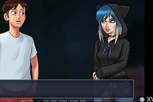 Sexy Super Hero Roleplay With Big Tits And Cute Babe In Summertime Saga