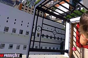 blonde insatiable rides cowgirl, gets assfucked and muff dived before taking cum in mouth