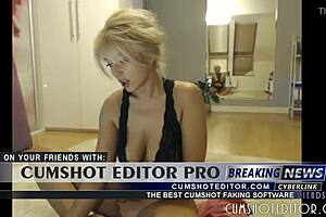 Gorgeous Blonde Strips And Masturbates On Webcam