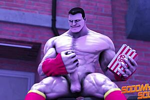 Sodomysquad Bbc Superhero Self-Fucks His Ass