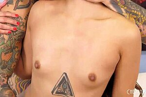 petite asian brunette craves cock in live show