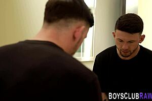 Gay hunk giving head and pounding hard!