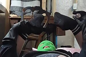 Fat Squirting Milf in Heels and Gloves Toys Her Beaver Pussy Solo