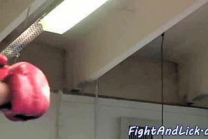 Amateur Babes Wrestle Before Scissoring