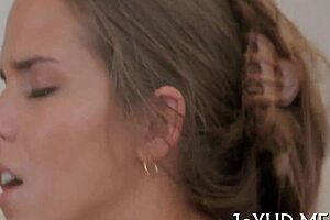 Does this young 18+ juicy pussy feel my dick entering deep?