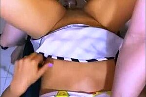 Young Otaku Excited For Date With Popular College Boy In Apartment